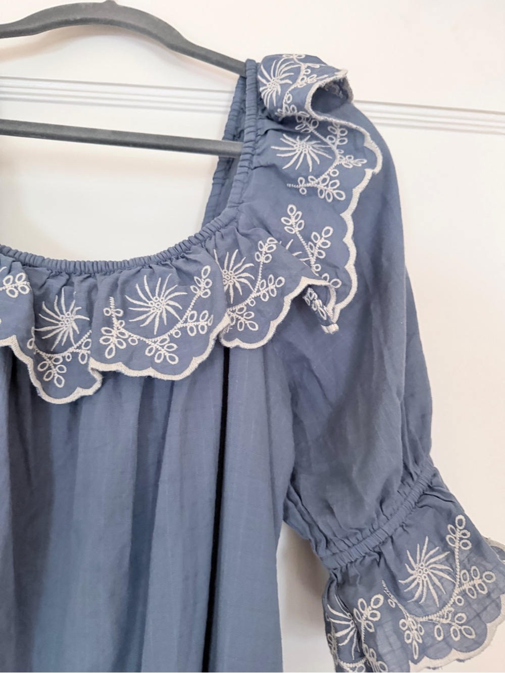 Christy Dawn maggie Ruffle Dress in azure - Picture 9 of 9